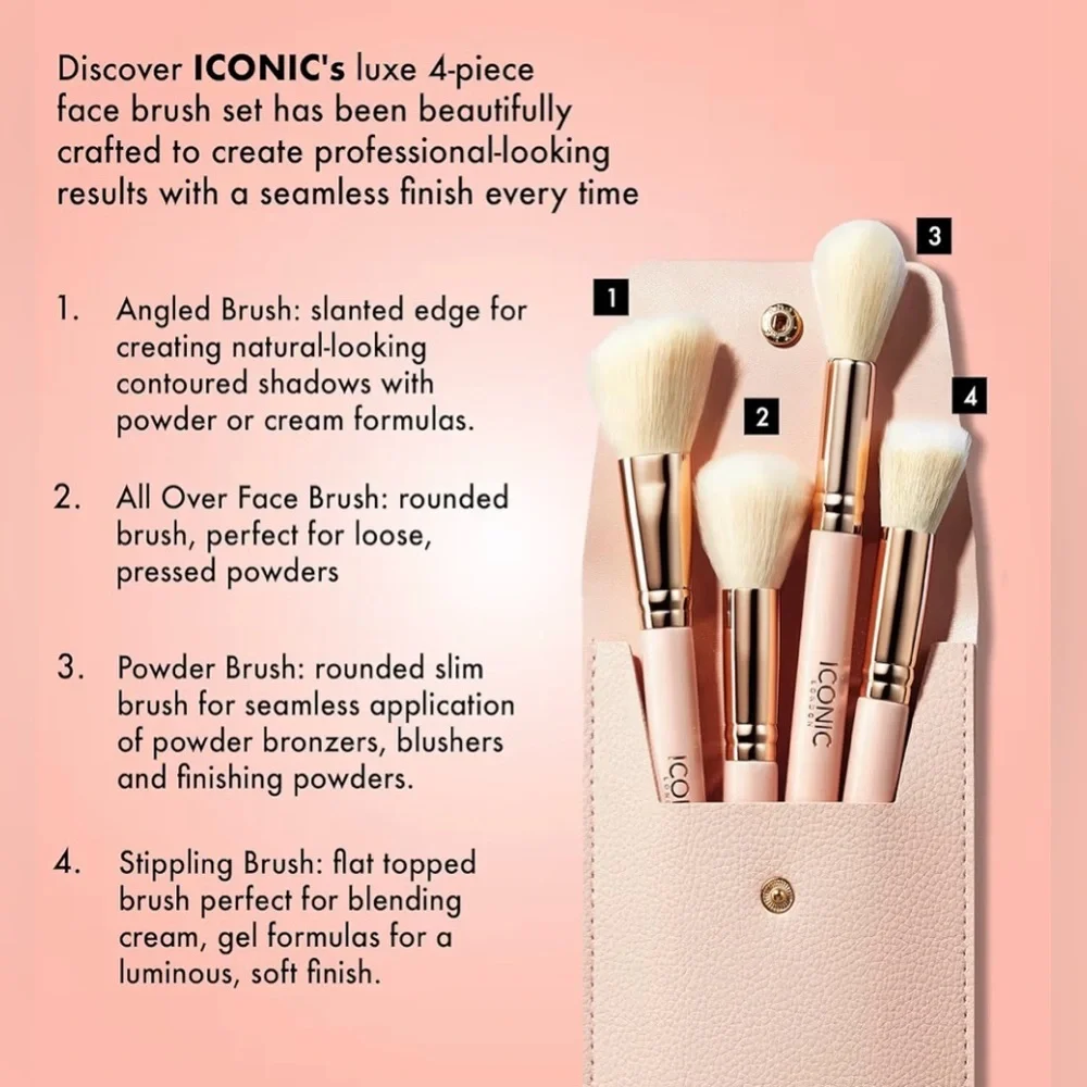 NEW ICONIC LONDON Luxury Makeup Brush Sets | Blend, Buff & Polish